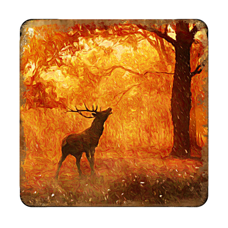 Sous-verre forest fire