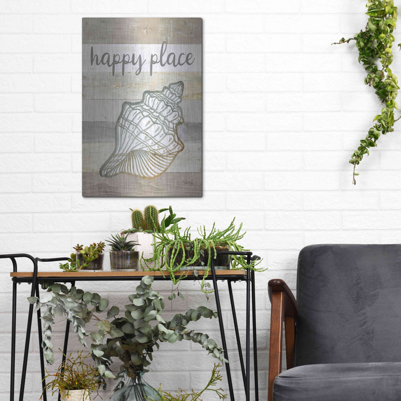 «Happy Place Shell» par Marla Rae, H 16 po x l 12 po