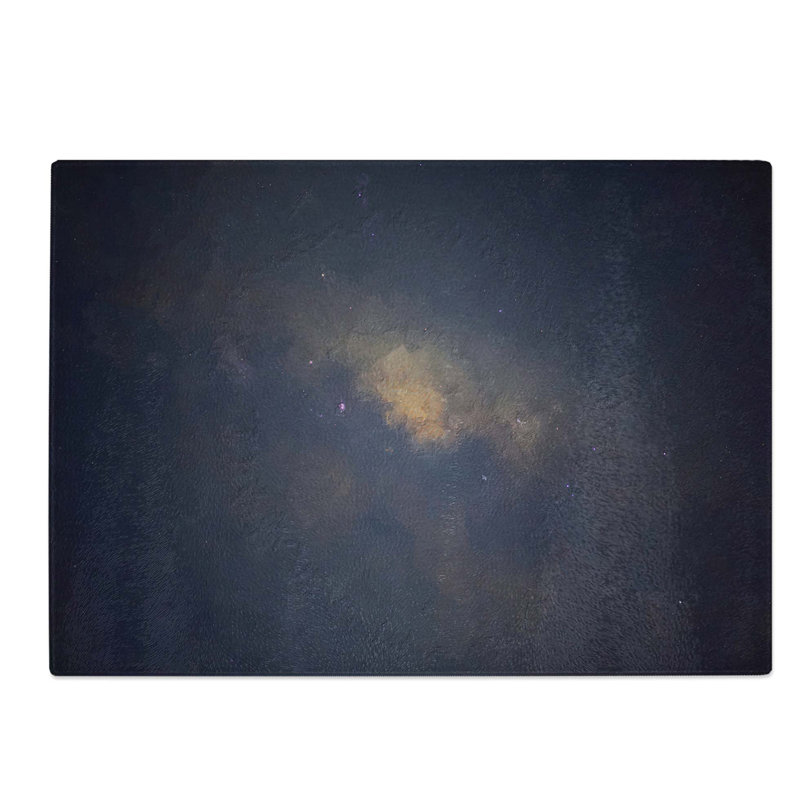 Tempered Glass Universe Vol.55 in Abstract Chopping Board, 39 cm W x 28.5 cm L