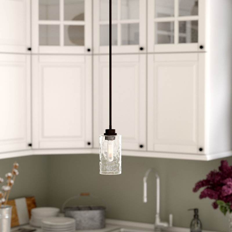 Manningtree 1 - Light Bronze Single Pendant, Old English Bronze