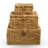 Set Of  Handwoven Storage Boxes With Lid Wicker Rectangular Basket For Seagrass Decorative Boxes For Home Décor Stacking Baskets With Lids For
