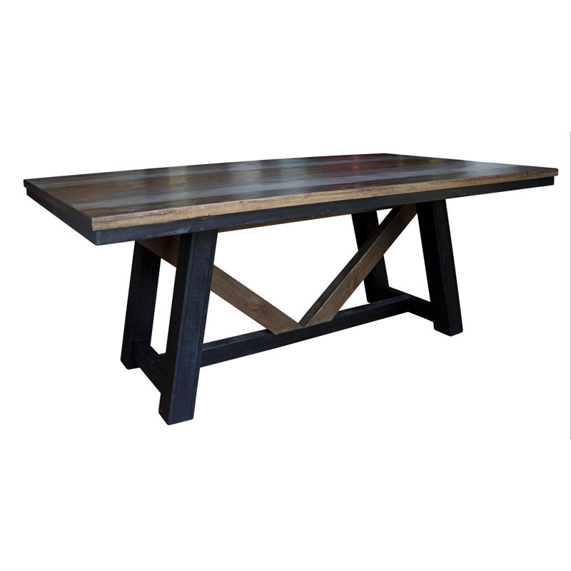 Deeone Pine Solid Wood Dining Table