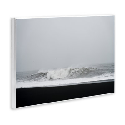 Plaque murale Sand Beach Waves, design par Jade Sharp Photo