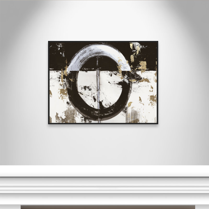 Evoke I Print by Tom Reeves, 37.5" H x 49.5" W, Black