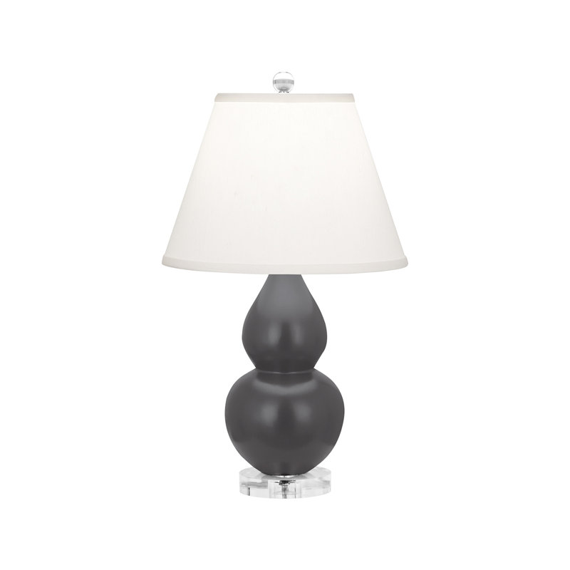 Small Double Gourd Table Lamp, Ash