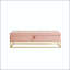 Banc de rangement en velours 58,6 po avec base en métal et plateau capitonné-133331788-133331791-133331796