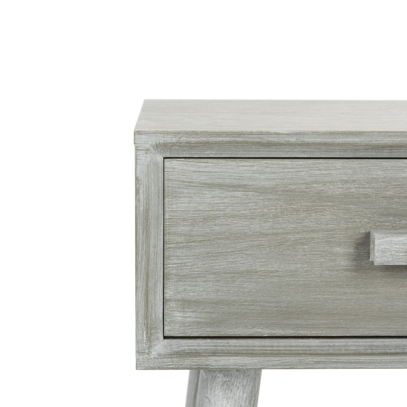 Table de bout avec rangement Dayawati, Gris ardoise