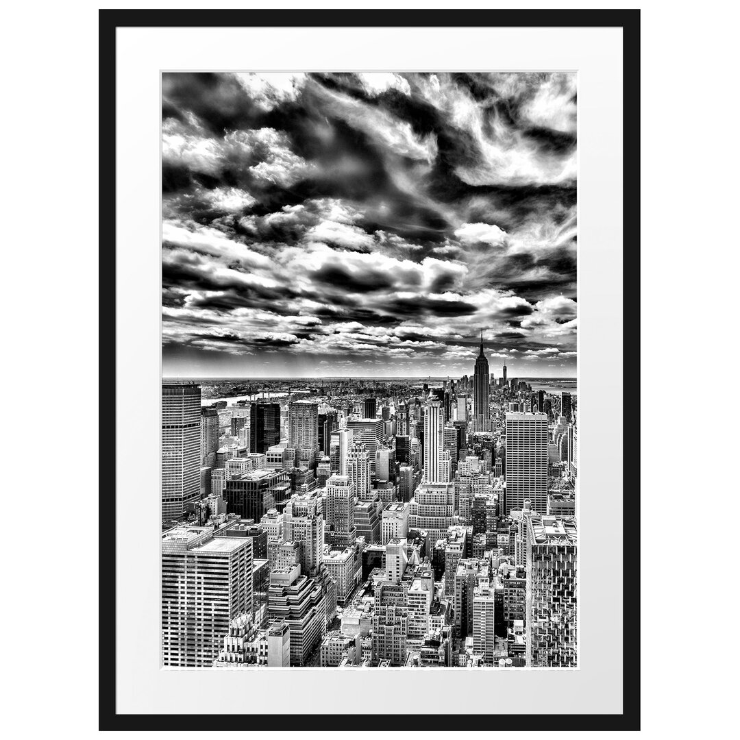 Gerahmtes Poster New York Skyline