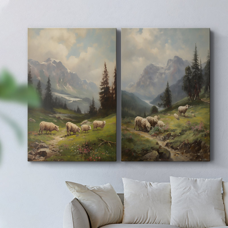 ANIMALS Series CECV - Toile tendue avec châssis de qualité supérieure - Prêt à être accroché