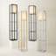 Lena Struttura 160cm Floor Lamp Wooden Shelves Floor Lamp in 4 Colours-115046284-17884122