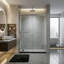Porte de douche encadrée l 60" x h 79"