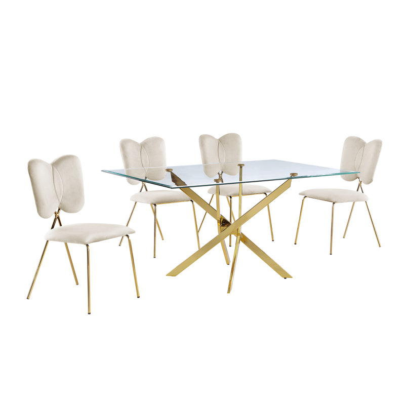 Ensemble repas pour quatre personnes, Crème