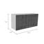 Armoire murale 2 portes 2 compartiments-1065523550