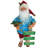 15" Save the Turtles Claus