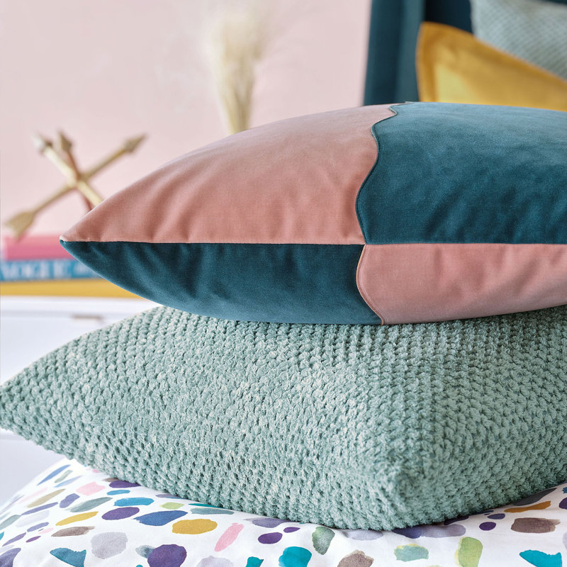 Charlie Velvet Square Pillow Cover & Insert