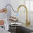 Touch Kitchen Faucet With Pull Down Sprayer-124897374