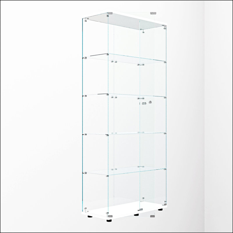 Vitrine en verre trempé, Blanc