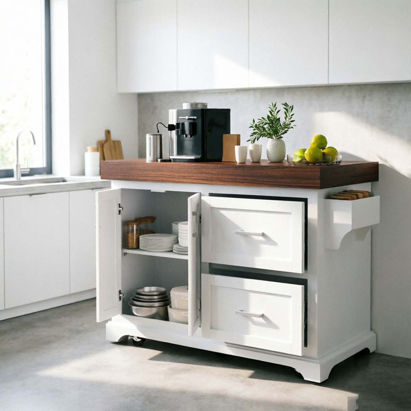 Îlot de cuisine, White