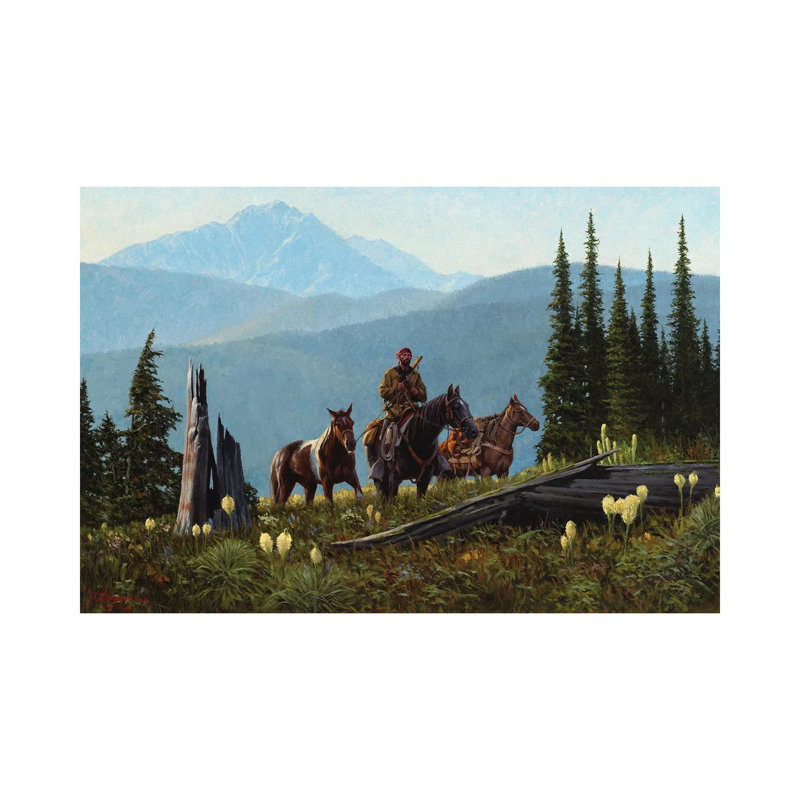 «Journey From The Far North» par Joe Velazquez - reproduction d'art sur toile tendue, H 26 po x l 40 po x 1,5 po