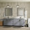 Meuble-lavabo double l 80 po x P 22 po et miroirs 30 po Jacques