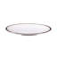 Assiette à salade en mélamine 12,5 po ovale grésille Mojave