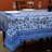 Cotton Block Print Floral Tablecloth Collection-2026352485