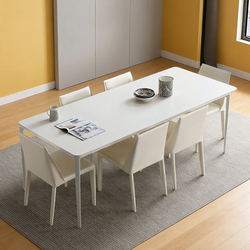 Table de salle à manger rectangulaire simple, 29,53 po H x 70,87 po L x 35,43 po l