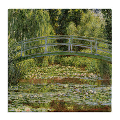 «The Water Lily Pond Monet Classic» par Claude Monet - reproduction d'art
