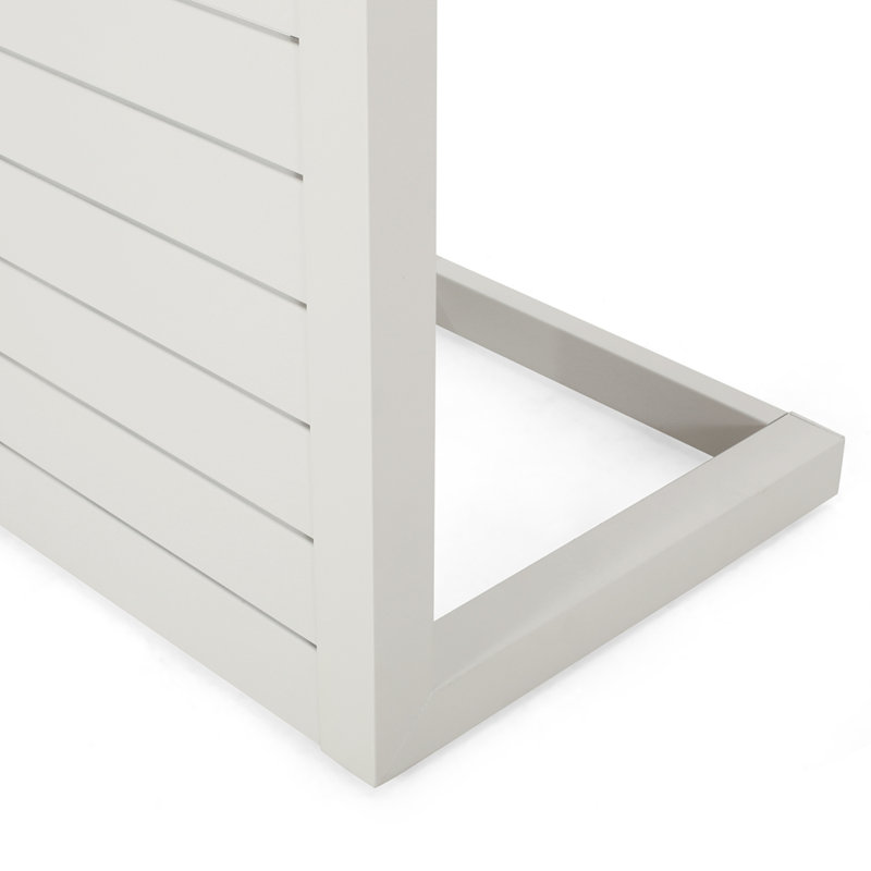 TABLE EN C BLANC, Blanc