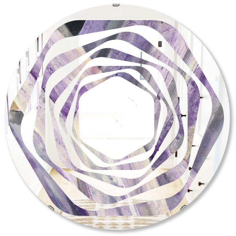 Miroir mural Whirl, H 31,5 po x l po