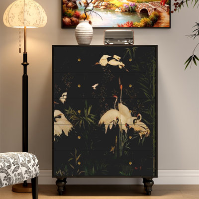 New Chinese-style five-drawer sideboard