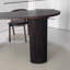 Bureau en bois massif noir à forme créative-635888350