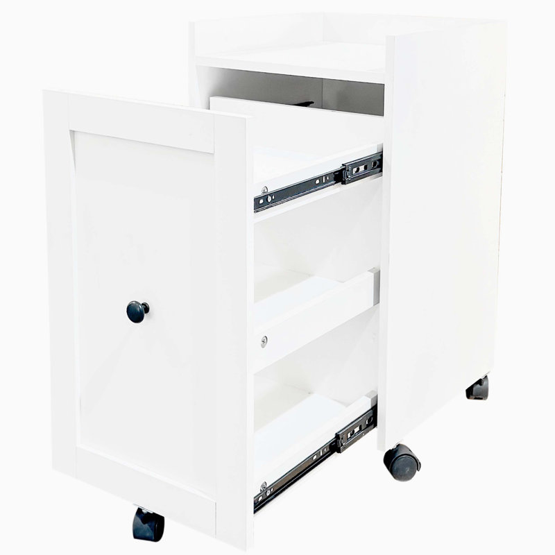 Porte-collation mobile avec roulettes et organisateur multicouches