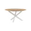 Anoki Round Metal Extendable Outdoor Patio Table - 140 cm W 140 cm D-40630793