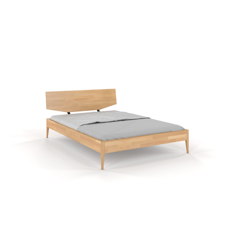Desinor Solid Wood Bed, Natural, Super King (6')