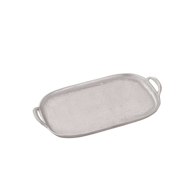 Plateau en acier inoxydable Sanchi, Argent
