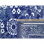 Tapis bleu en laine et soie noué à la main 9 pi x 12 pi 3 po A8E8D0F7AC0D456C8196FA4F766FA1C1 Yale