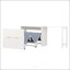 Lit simple escamotable avec rangement réglable