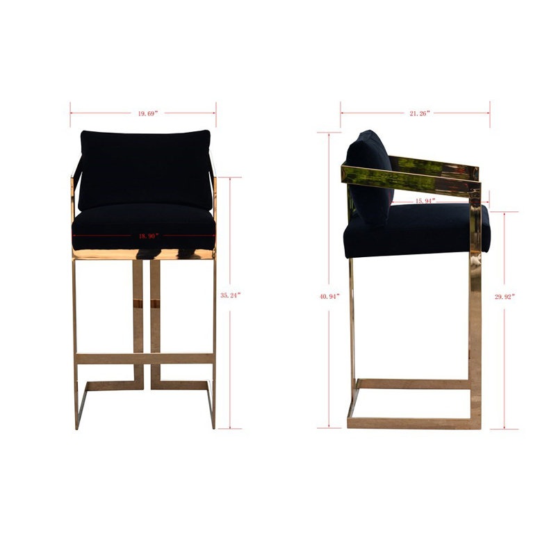Bar Stool, Black