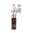 Modern Glass Vase with Textured Ribbed Detail and Cylindrical Silhouette, Sleek Decorative Design for a Stylish Contemporary Look-225733481