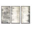 Ensemble d'art mural abstrait toile abstraite, cercle gris, décor moderne - cercles gris I-72043433-72043752