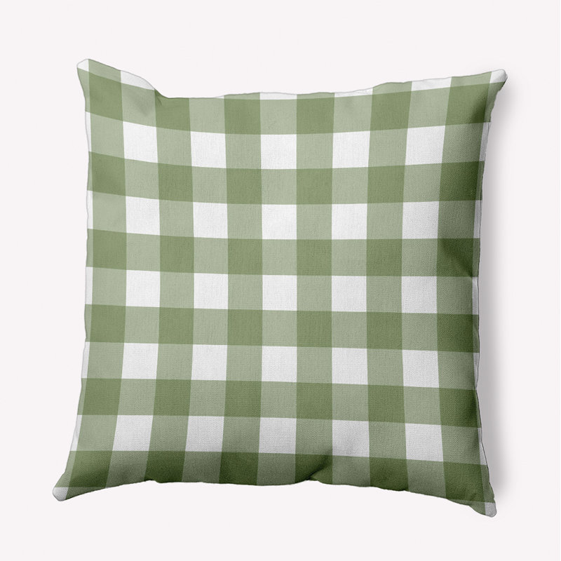  Housse et insert de coussin décoratif en polyester pour intérieur / extérieur E par Design, 16 po x 16 po, Oignon vert