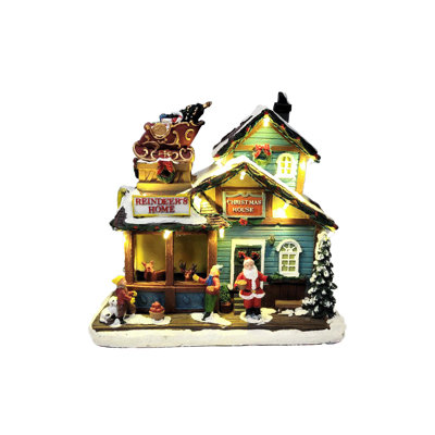 Santa's House. Christmas Village by  F07-N6-5