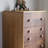 Simple All Solid Wood Grain Accent Chest