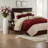 Soft Faux Suede Bedding Sets Cal King, Transitional Style For Home