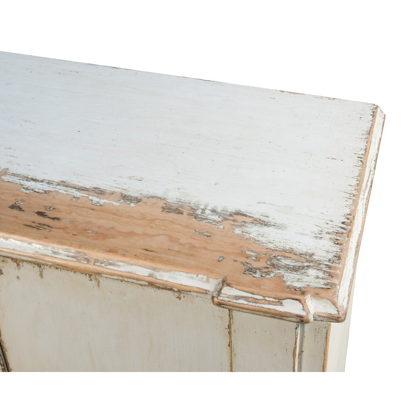 Villefranche Solid Wood Sideboard, Antique White