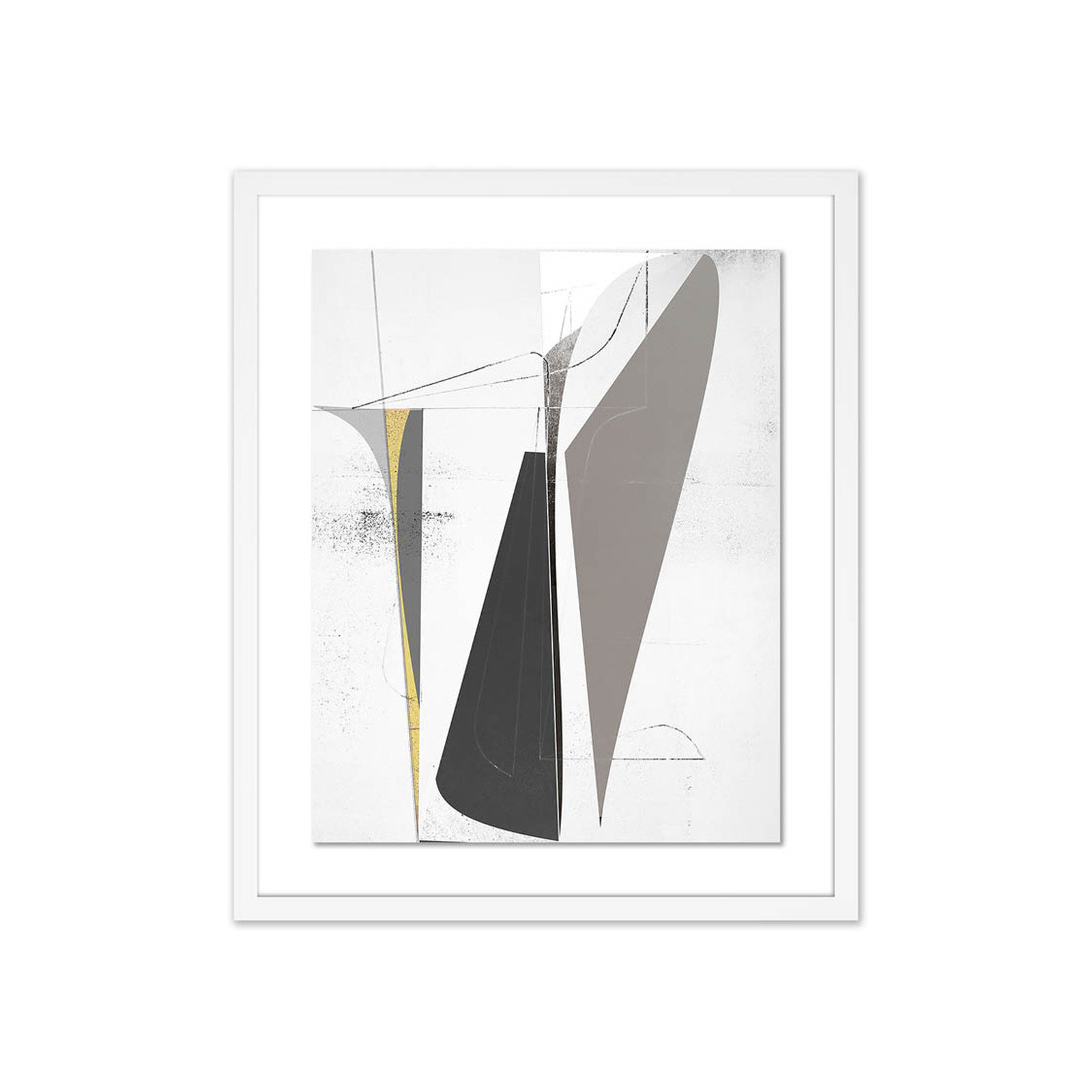 Ando by Bangbouh Studio, 24" H x 20" W x 1.5" D, White