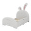 Lit princesse en forme de lapin revêtu de tissu pour lit simple-1822929275