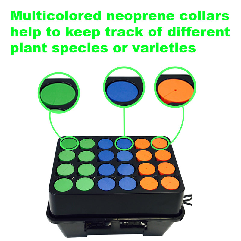 Viagrow 24-Site Black Aeroponic Clone Machine