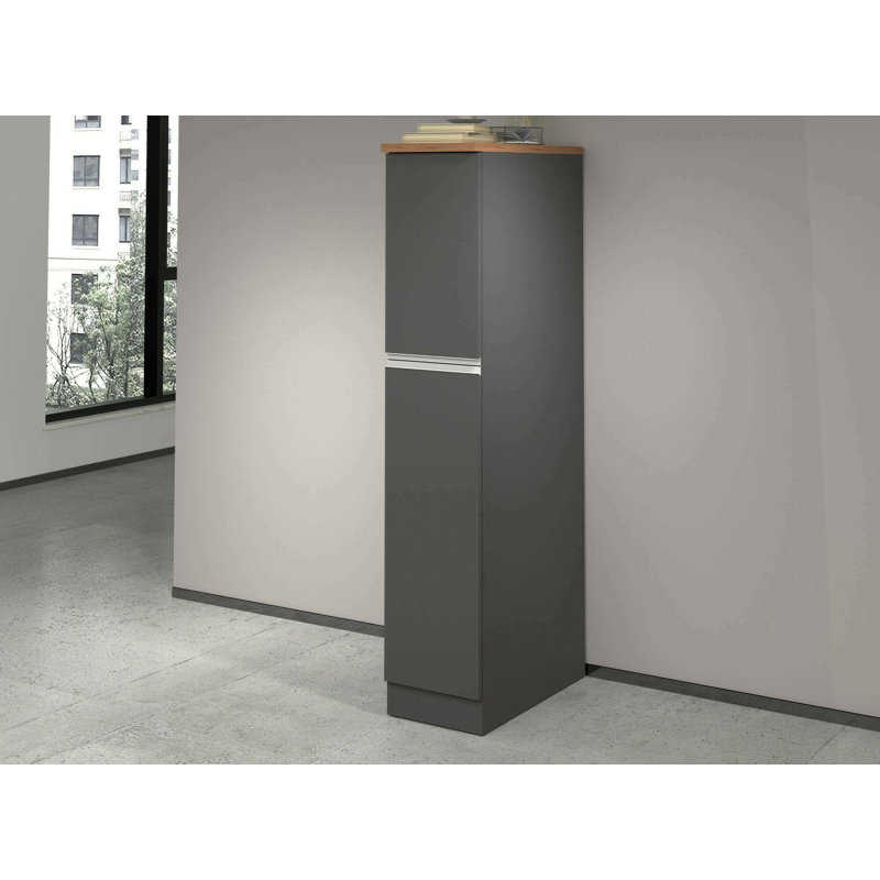 Allanson 165cm Kitchen Pantry, Anthracite/Oak